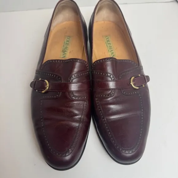 Cole Haan mens loafers 8 Italian leather made in Italy Vintage
