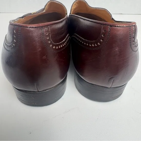 Cole Haan mens loafers 8 Italian leather made in Italy Vintage