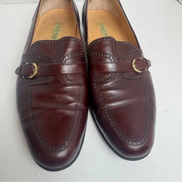 Cole Haan mens loafers 8 Italian leather made in Italy Vintage