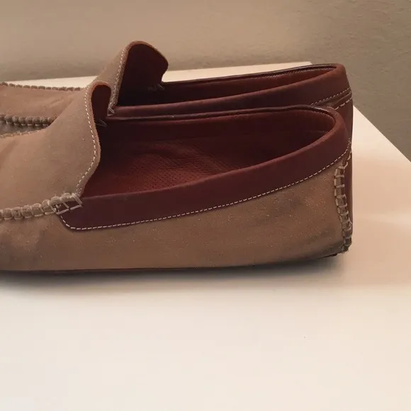 Cole Haan Men's suede and leather loafers.