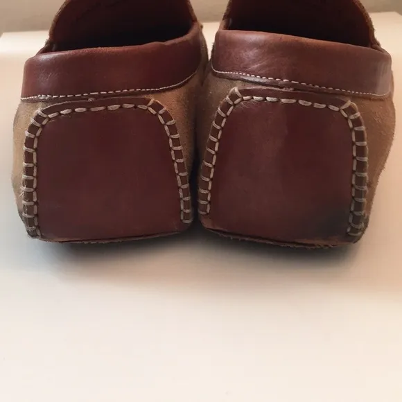 Cole Haan Men's suede and leather loafers.