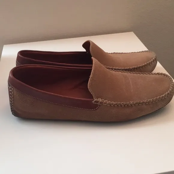 Cole Haan Men's suede and leather loafers.