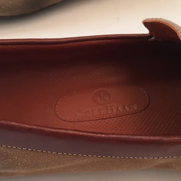 Cole Haan Men's suede and leather loafers.