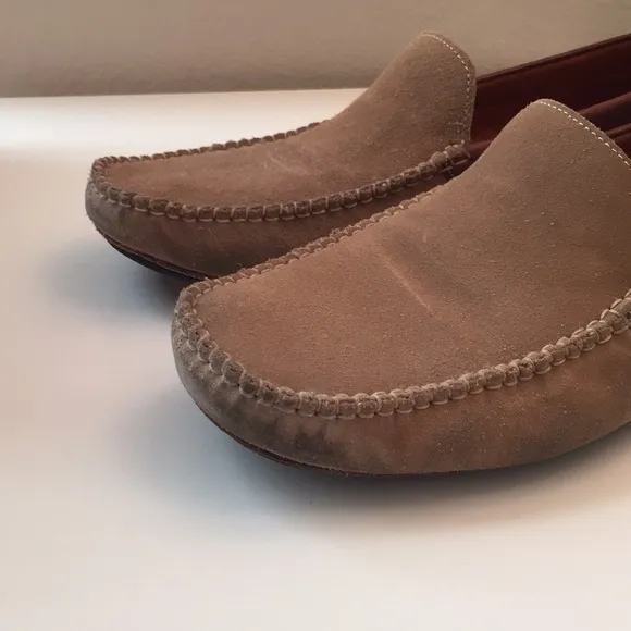 Cole Haan Men's suede and leather loafers.