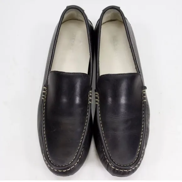 Cole Haan Mens US 10 M Somerset Venetian II Black Slip On Casual Loafers C11402