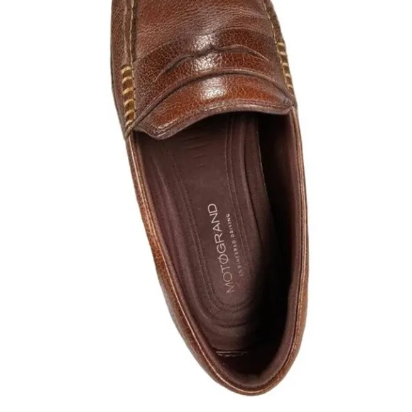 Cole Haan Motogrand Loafers Brown Leather Size:9.5