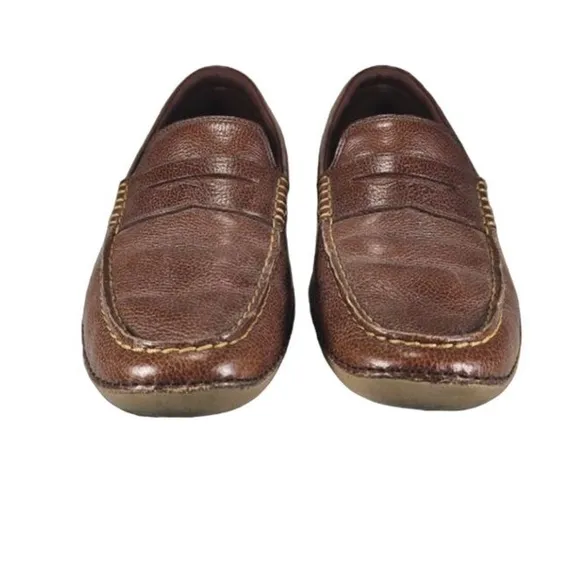 Cole Haan Motogrand Loafers Brown Leather Size:9.5