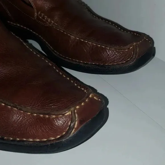 Cole Haan Nike Air Brown Leather Slip On Loafers Men's Size 10