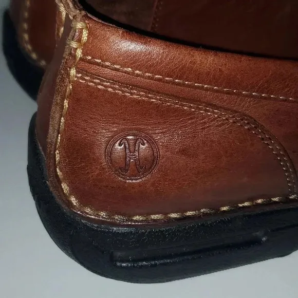 Cole Haan Nike Air Brown Leather Slip On Loafers Men's Size 10