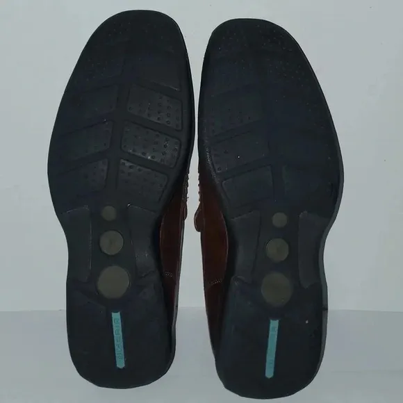 Cole Haan Nike Air Brown Leather Slip On Loafers Men's Size 10