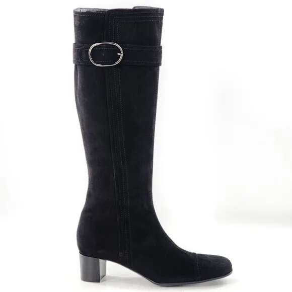 COLE HAAN NWOB Oriana Suede Knee-High Tall Boots Zip