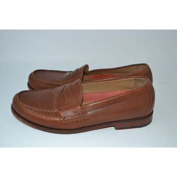 Cole Haan Pinch Grand C12760 Penny Loafers Men's 8 M Brown Leather Slip-On Shoes