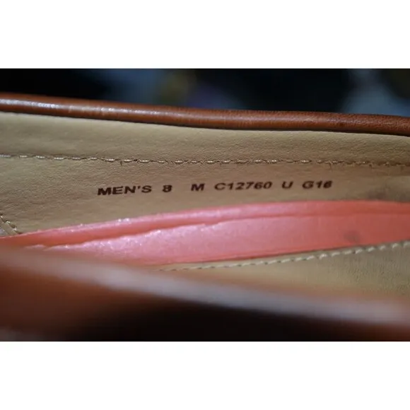 Cole Haan Pinch Grand C12760 Penny Loafers Men's 8 M Brown Leather Slip-On Shoes