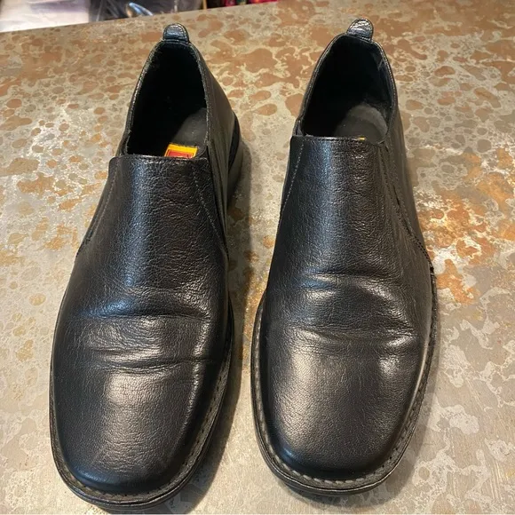 Cole Haan Studio Loafers leather Shoes Men 11 Leather Black Slip Ons