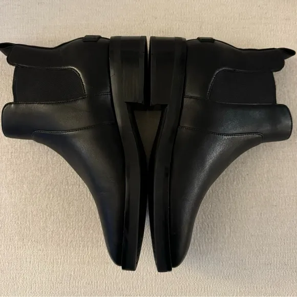 COLE HAAN Womens Black Waterproof Leather Chelsea Boots, Size 5