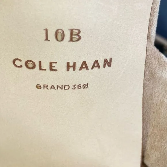 Cole Haan Women's Kaycee Knotted Ankle Strap High Heel Sandals  ew size  10