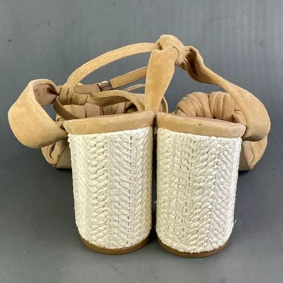 Cole Haan Women's Kaycee Knotted Ankle Strap High Heel Sandals  ew size  10