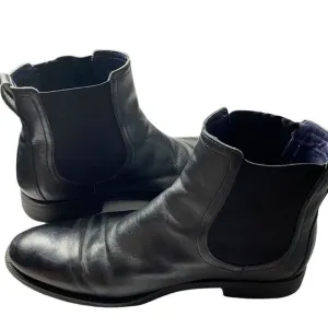 Cole Haan Men’s Sz 9 Black Pull On Ankle Boots