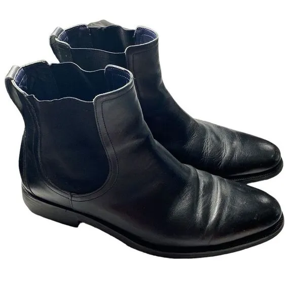 Cole Haan Men’s Sz 9 Black Pull On Ankle Boots