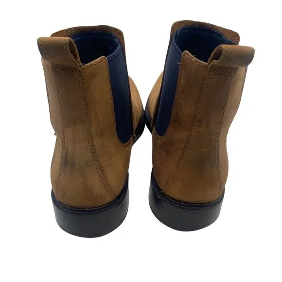 Cole Haans Chelsea Boots Mens 9 M Brown Suede Leather Ankle Boots