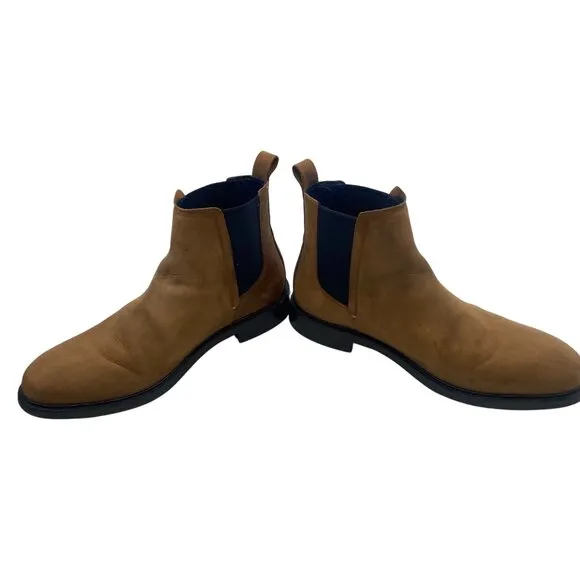 Cole Haans Chelsea Boots Mens 9 M Brown Suede Leather Ankle Boots