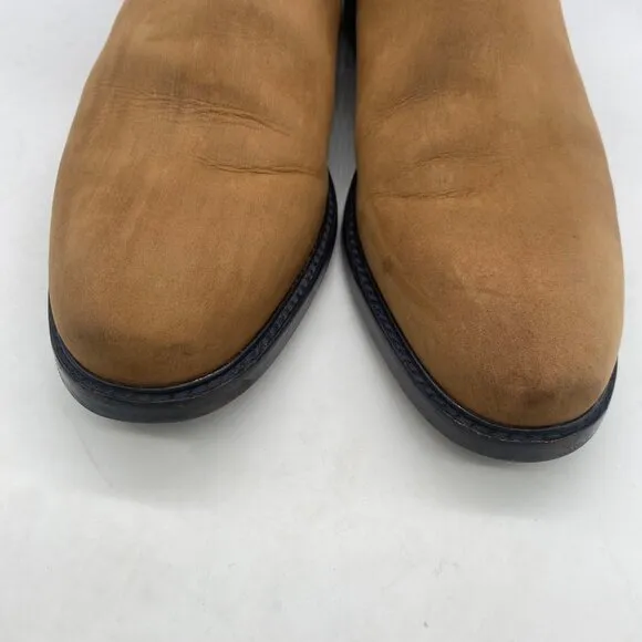 Cole Haans Chelsea Boots Mens 9 M Brown Suede Leather Ankle Boots