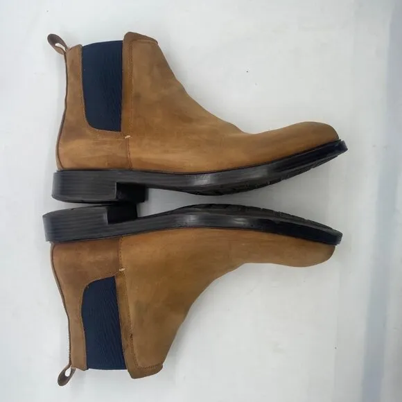 Cole Haans Chelsea Boots Mens 9 M Brown Suede Leather Ankle Boots