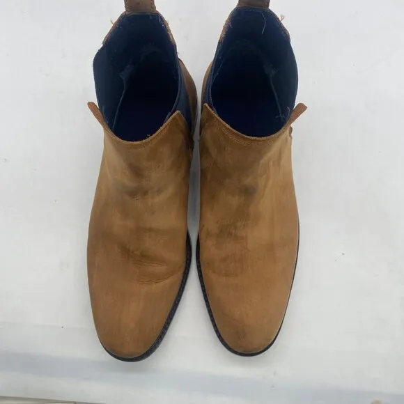 Cole Haans Chelsea Boots Mens 9 M Brown Suede Leather Ankle Boots