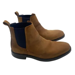 Cole Haans Chelsea Boots Mens 9 M Brown Suede Leather Ankle Boots