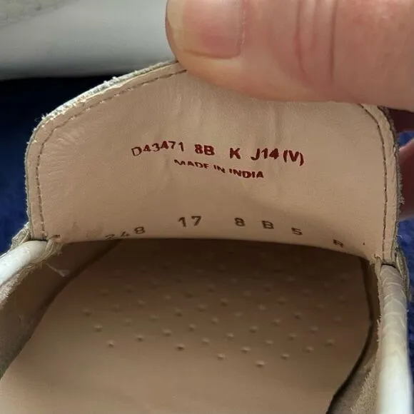 Cole Haan Shelby White Leather Loafers Moccasin CH Logo 8