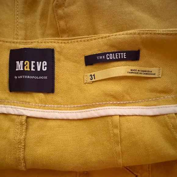 Colette Shirts by Maeve Anthropologie Size 30