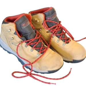 Columbia Men's Tan Hiking Boots with Red Accents