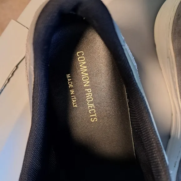 Common Projects Cross Trainer Leather Grey Sneakers $515 Women's Size 10 US