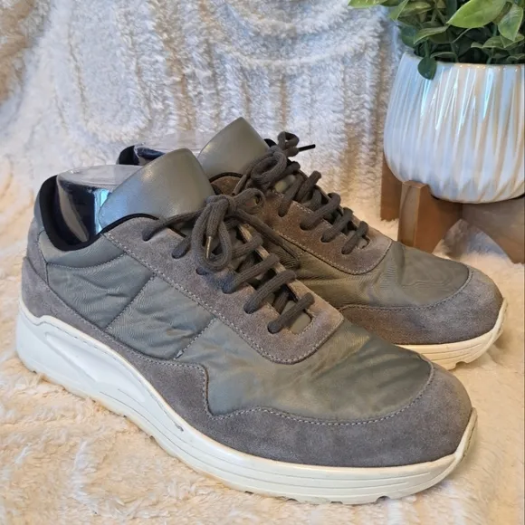 Common Projects Cross Trainer Leather Grey Sneakers $515 Women's Size 10 US