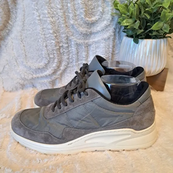 Common Projects Cross Trainer Leather Grey Sneakers $515 Women's Size 10 US