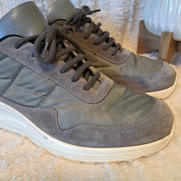Common Projects Cross Trainer Leather Grey Sneakers $515 Women's Size 10 US
