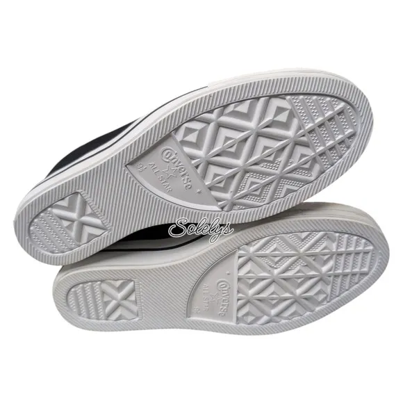 Converse CTAS 2013 OG Platform Plus Hidden Wedge Black White Canvas Womens 9.5