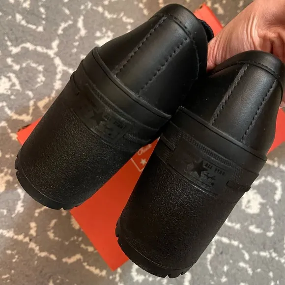 Converse Leather Platform Loafers