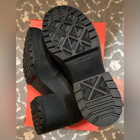 Converse Leather Platform Loafers