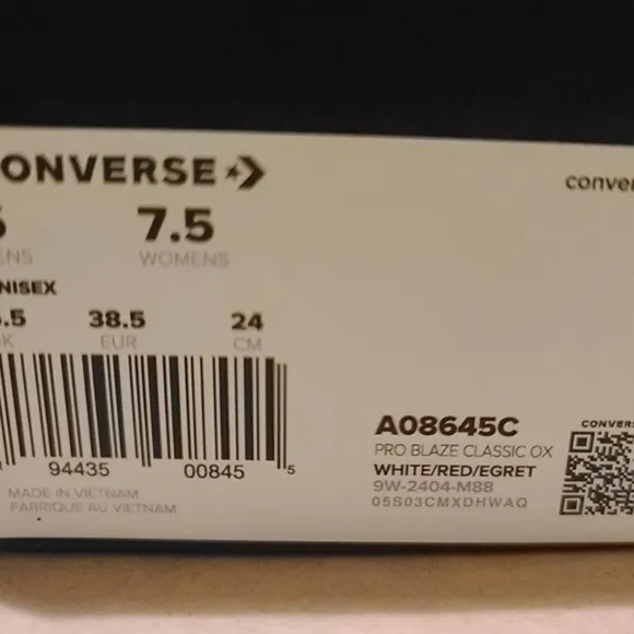 Converse Women's Pro Blaze Classic Sneaker Size 7.5