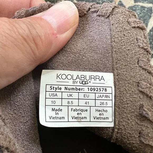 COPY - Kookaburra by UGG Rylee suede ankle sneaker. Size 10, gray, slip on unli…