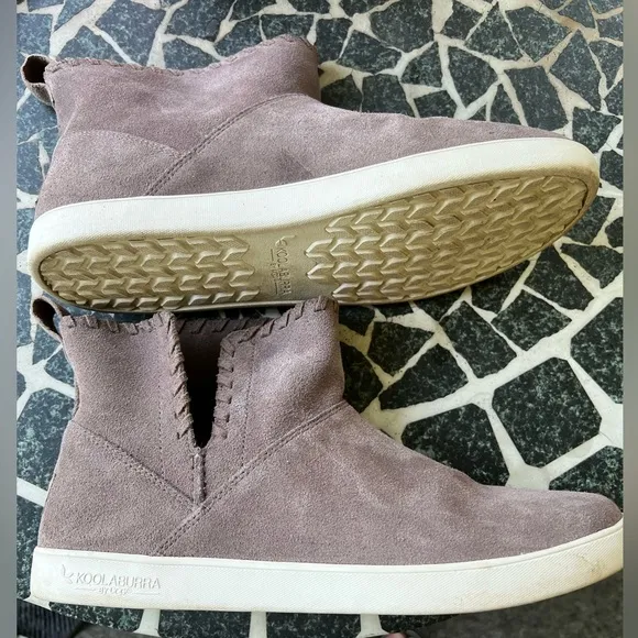COPY - Kookaburra by UGG Rylee suede ankle sneaker. Size 10, gray, slip on unli…