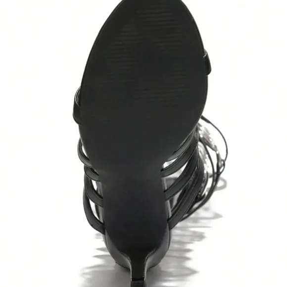 COPY - Lalalyn Black Gunmetal Heels Cape Robbin 6.5W