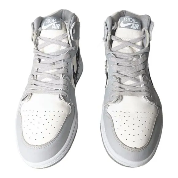 COPY NIKE Air Jordan 1 Retro High 'Dior' Sneakers Size 8