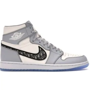 COPY NIKE Air Jordan 1 Retro High 'Dior' Sneakers Size 8