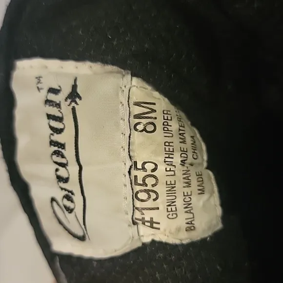 CORCORAN BLACK LEATHER TACTICAL‎ BOOTS (sz 8)