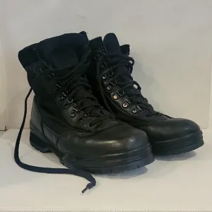 CORCORAN BLACK LEATHER TACTICAL‎ BOOTS (sz 8)