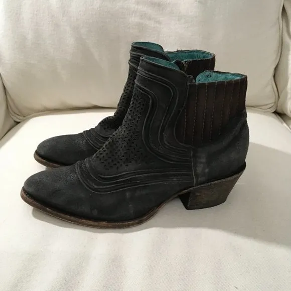 Corral Women's Ankle Boots Grey Laser