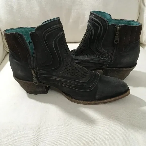 Corral Women's Ankle Boots Grey Laser