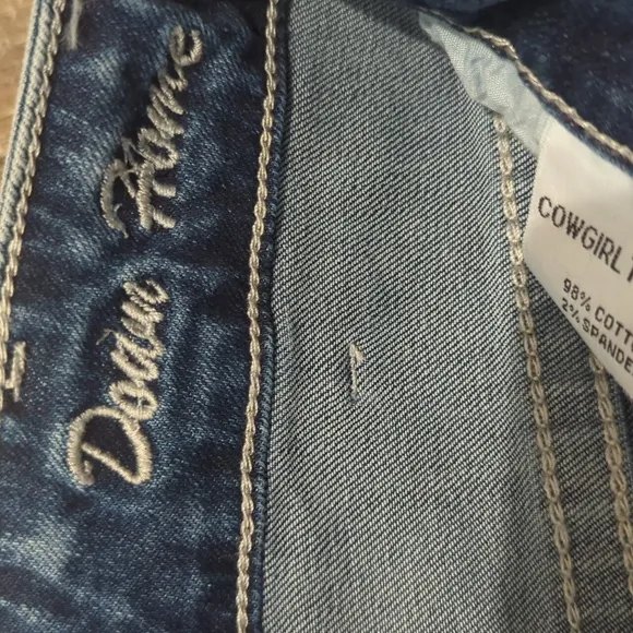 COWGIRL TUFF &quot;Down Home&quot; bootcut jeans style #JDWNHM TALL rodeo sz 24 Long NWT